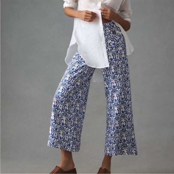 Anthropologie Pants - Anthropologie Maeve Palazzo Printed Pants